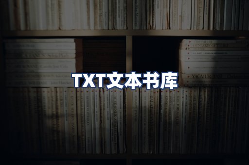 TXT文本书库