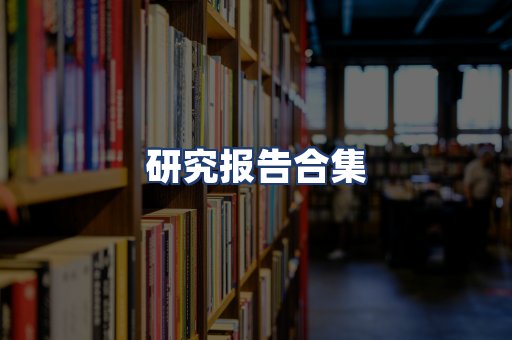 研究报告合集